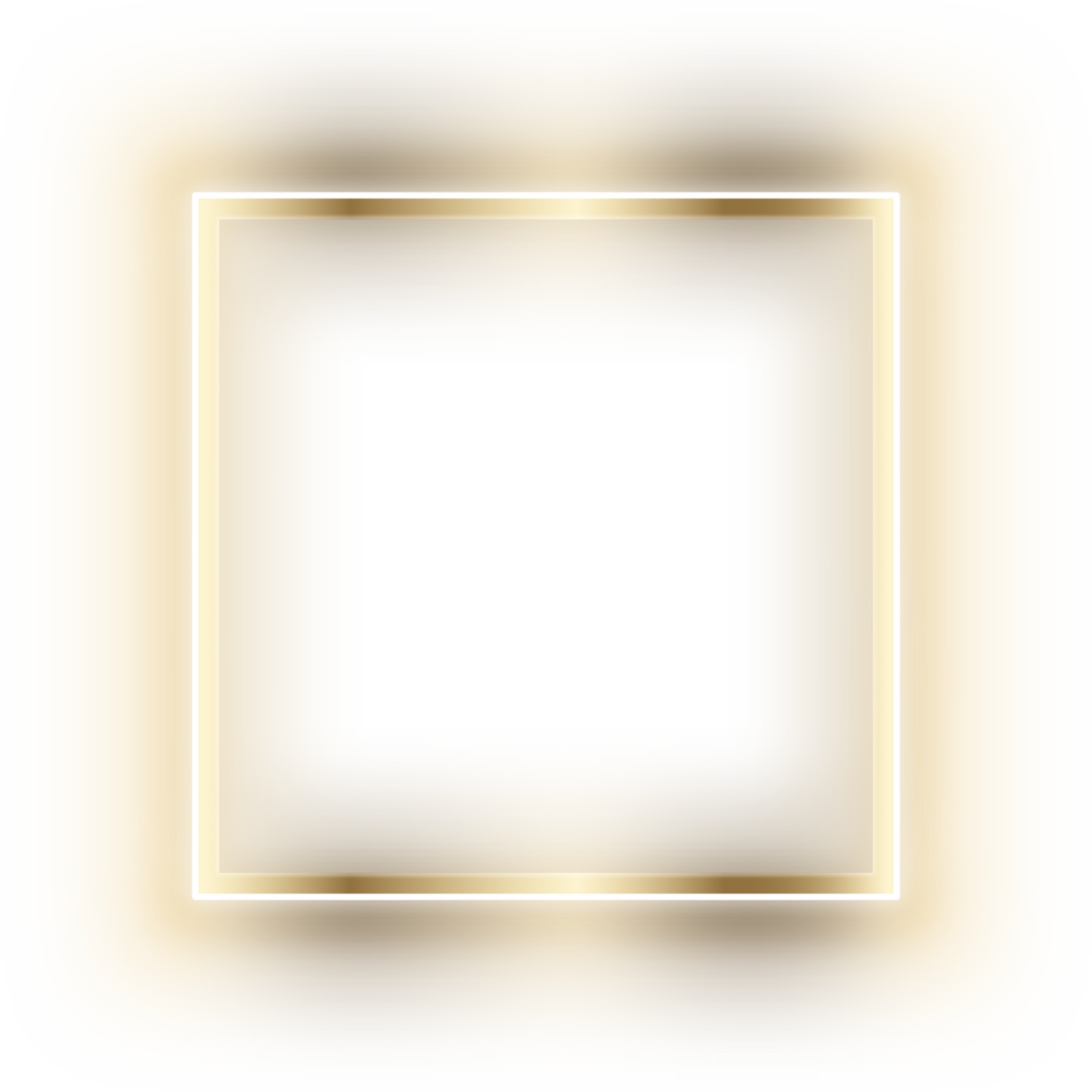 Square neon frame